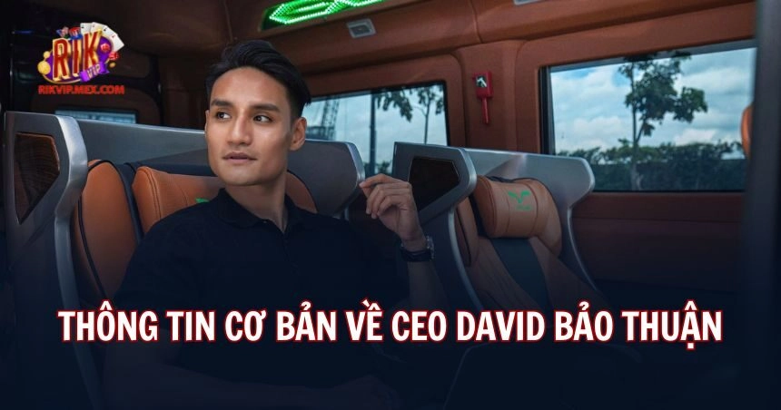 Thông tin sơ yếu lý lịch của CEO David Bảo Thuận